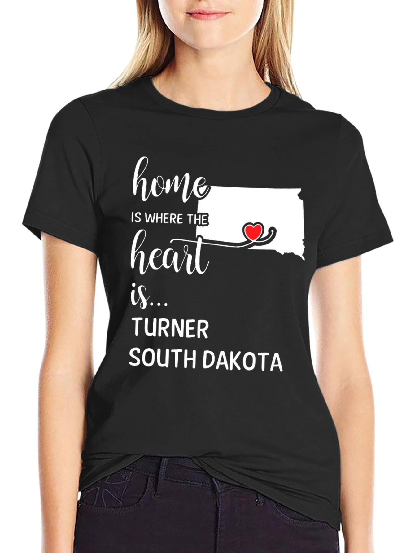 Home is Where the Heart Is - South Dakota T-Shirt