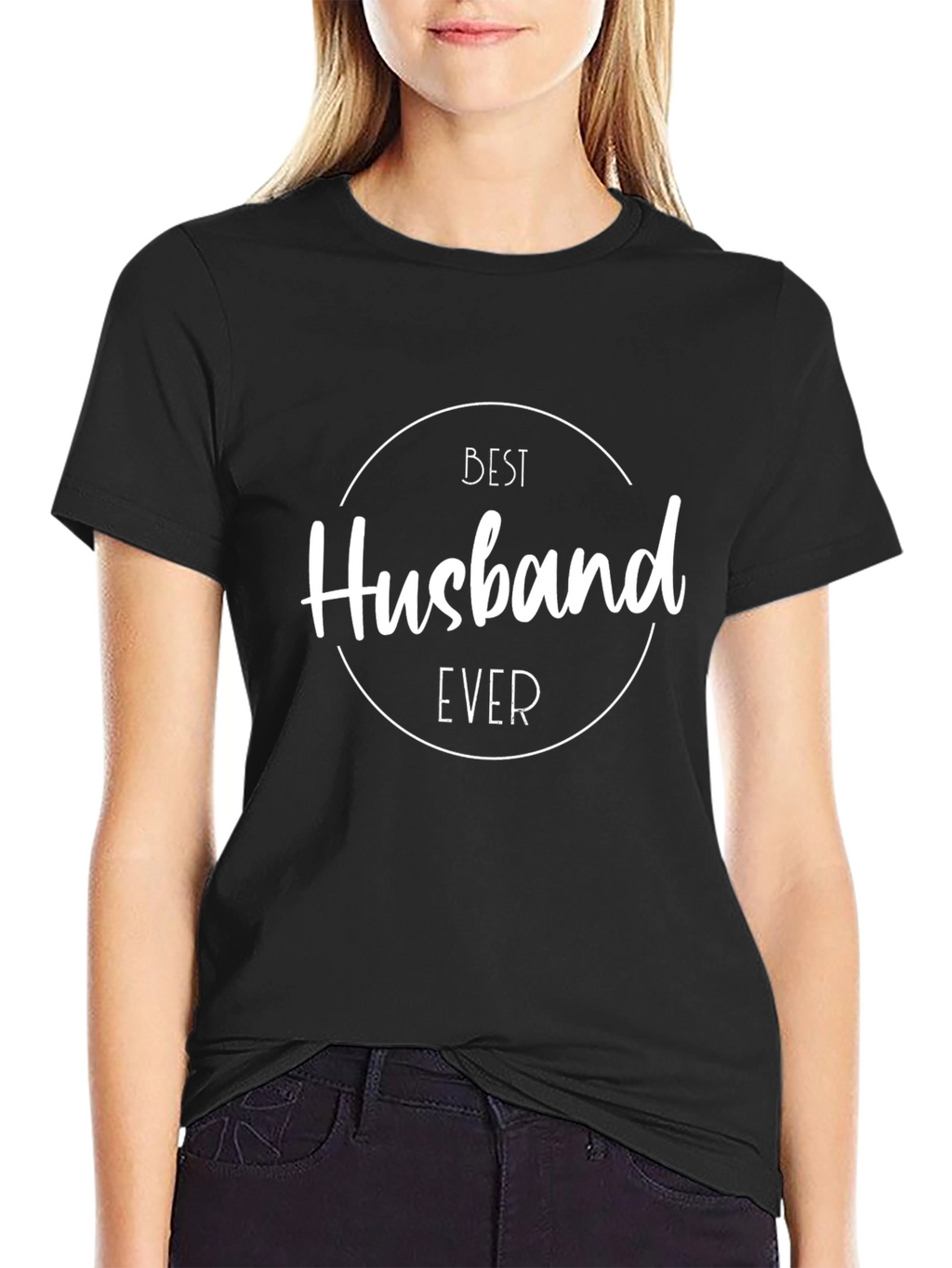 Best Husband Ever Graphic Tee - Black Cotton T-Shirt
