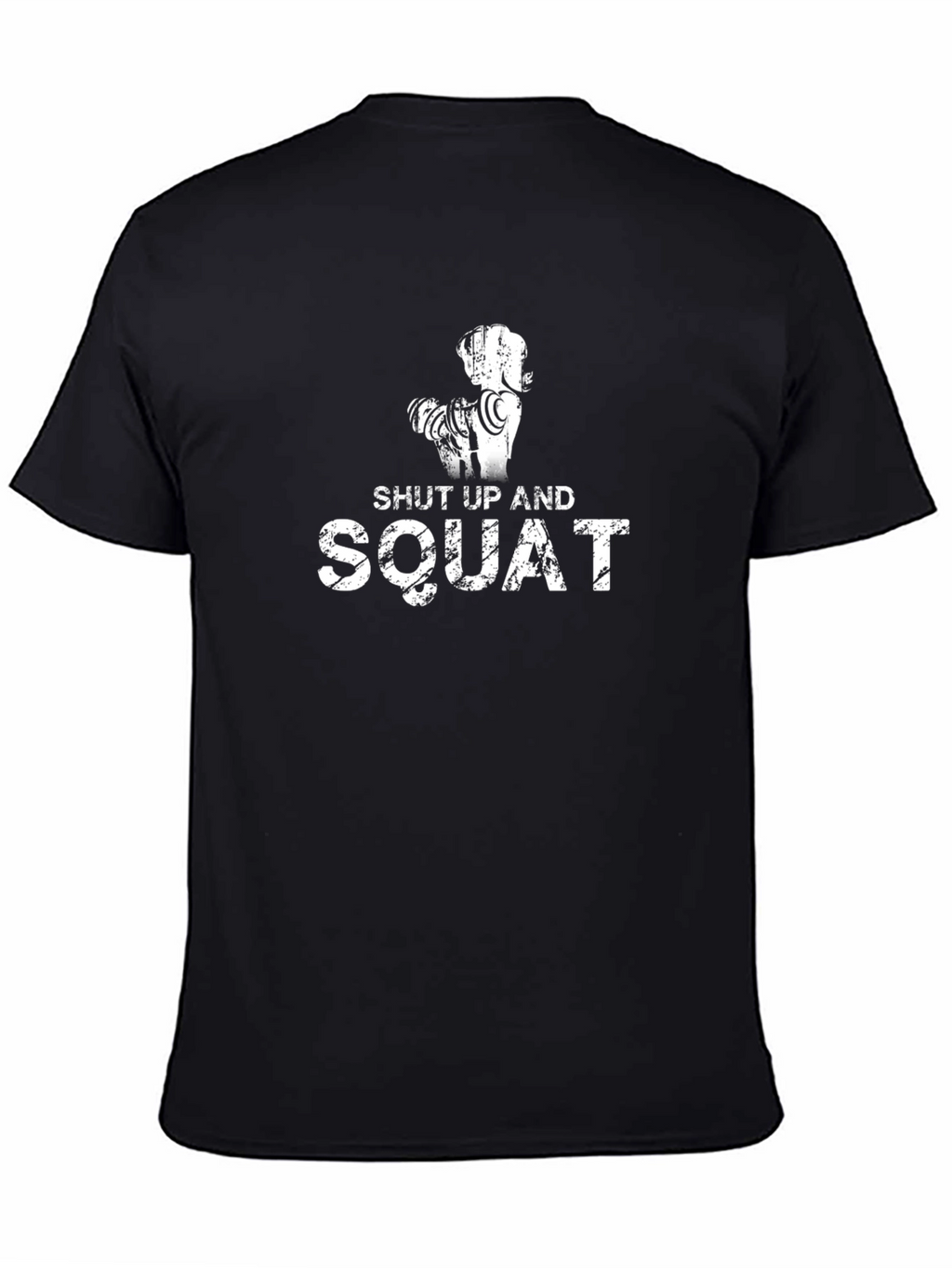 Shut Up And Squat Mens Black Graphic T-Shirt
