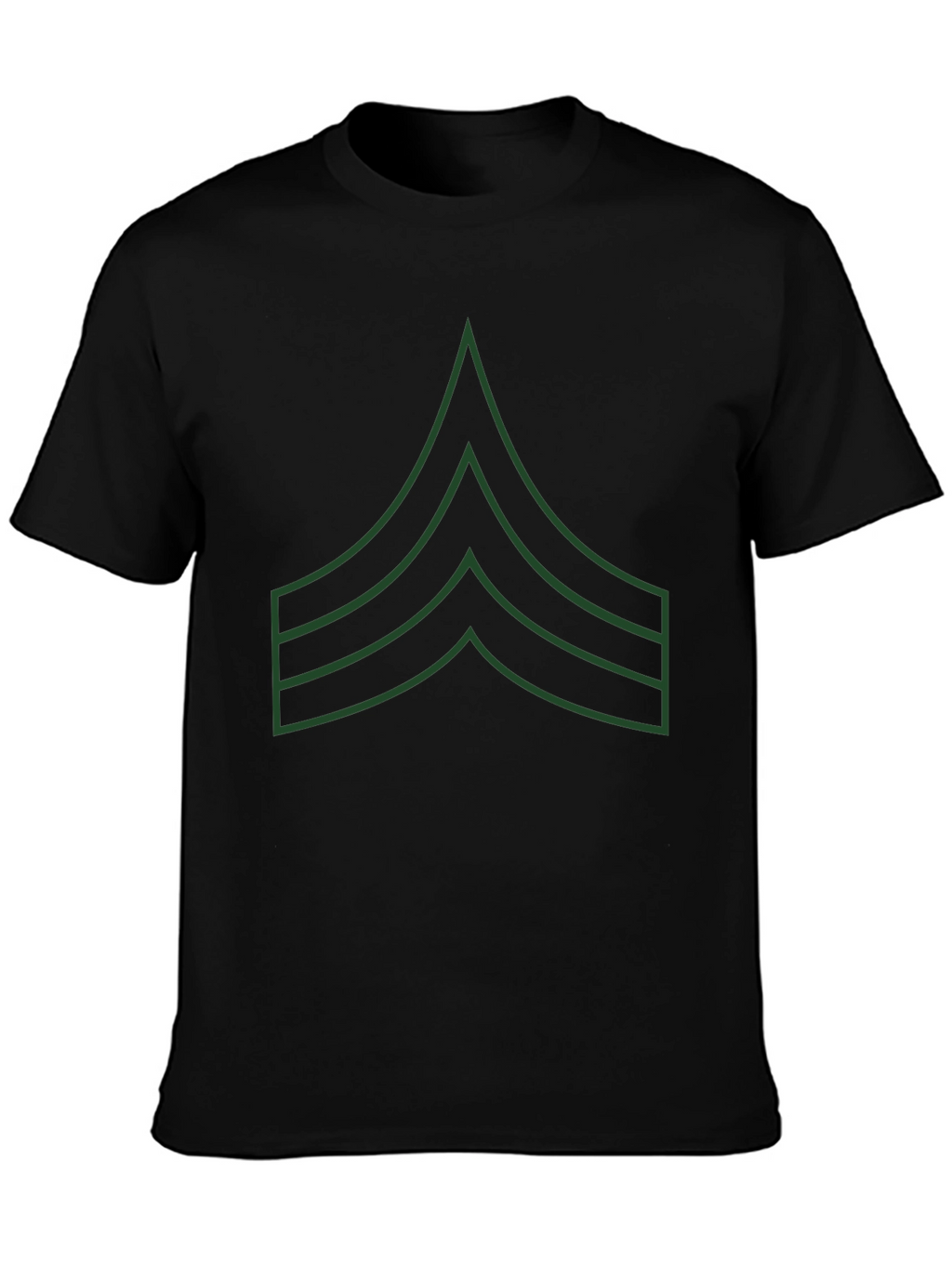 Military Stripes Graphic T-Shirt