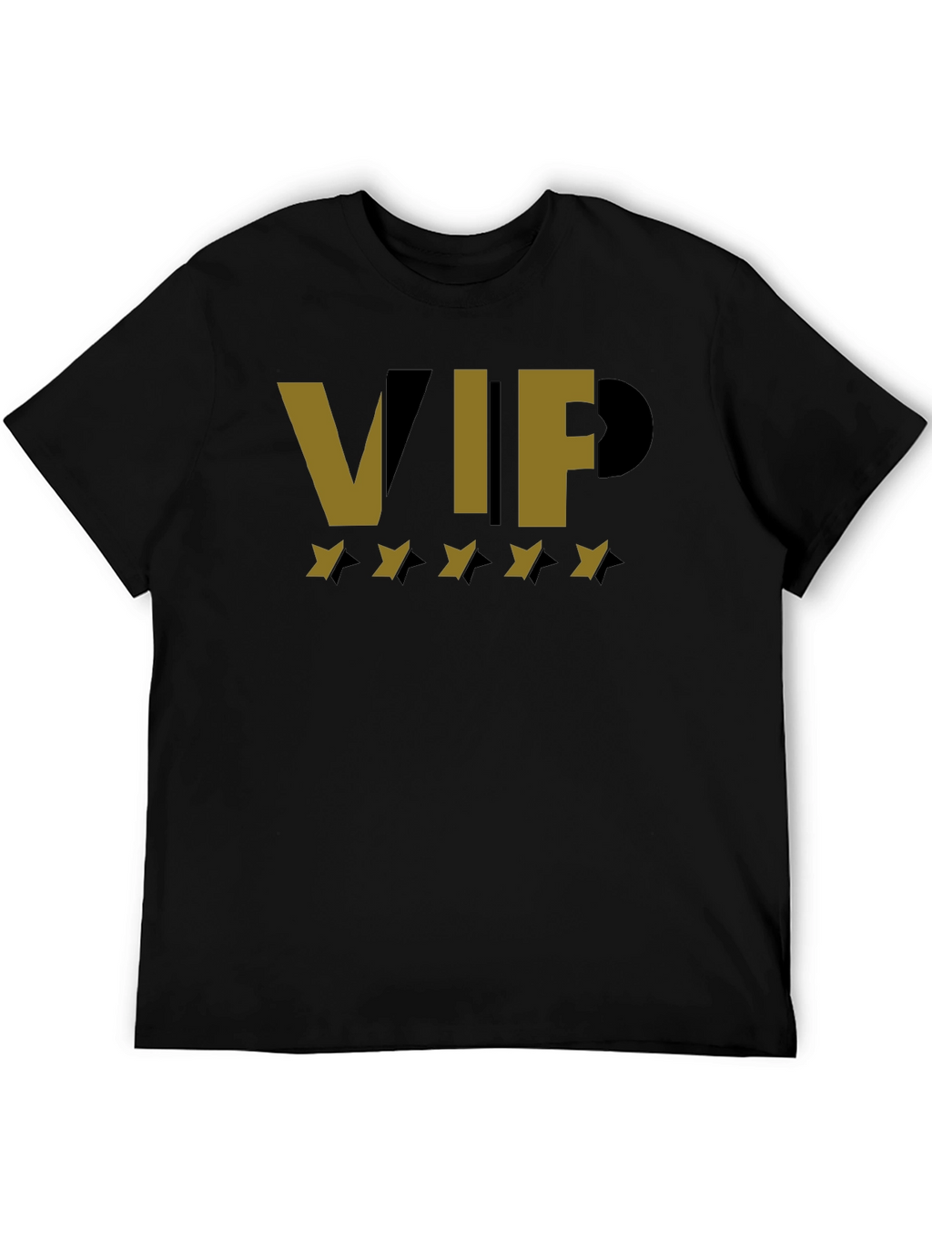 VIP Star Graphic Black T-Shirt