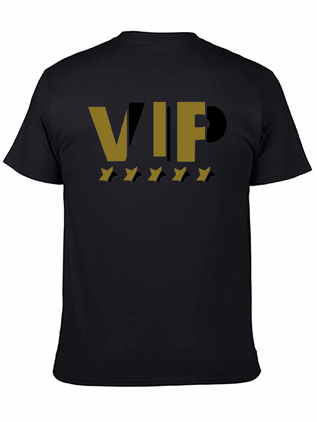 VIP Star Graphic Black T-Shirt