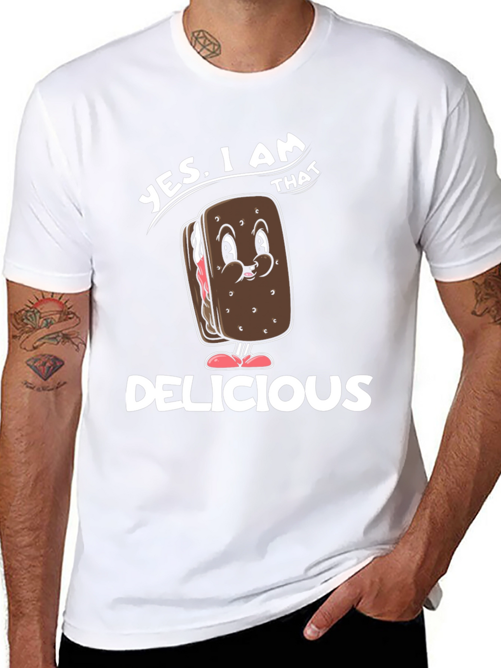Delicious Ice Cream Sandwich Graphic Tee