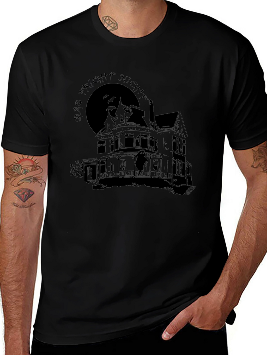 Spooky Fright Night Graphic Tee