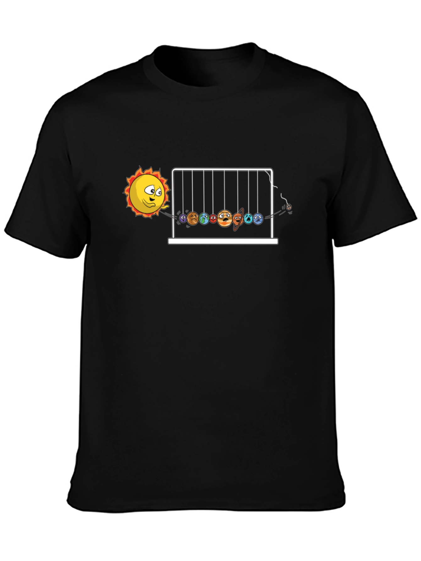 Planetary Newtons Cradle Graphic Tee