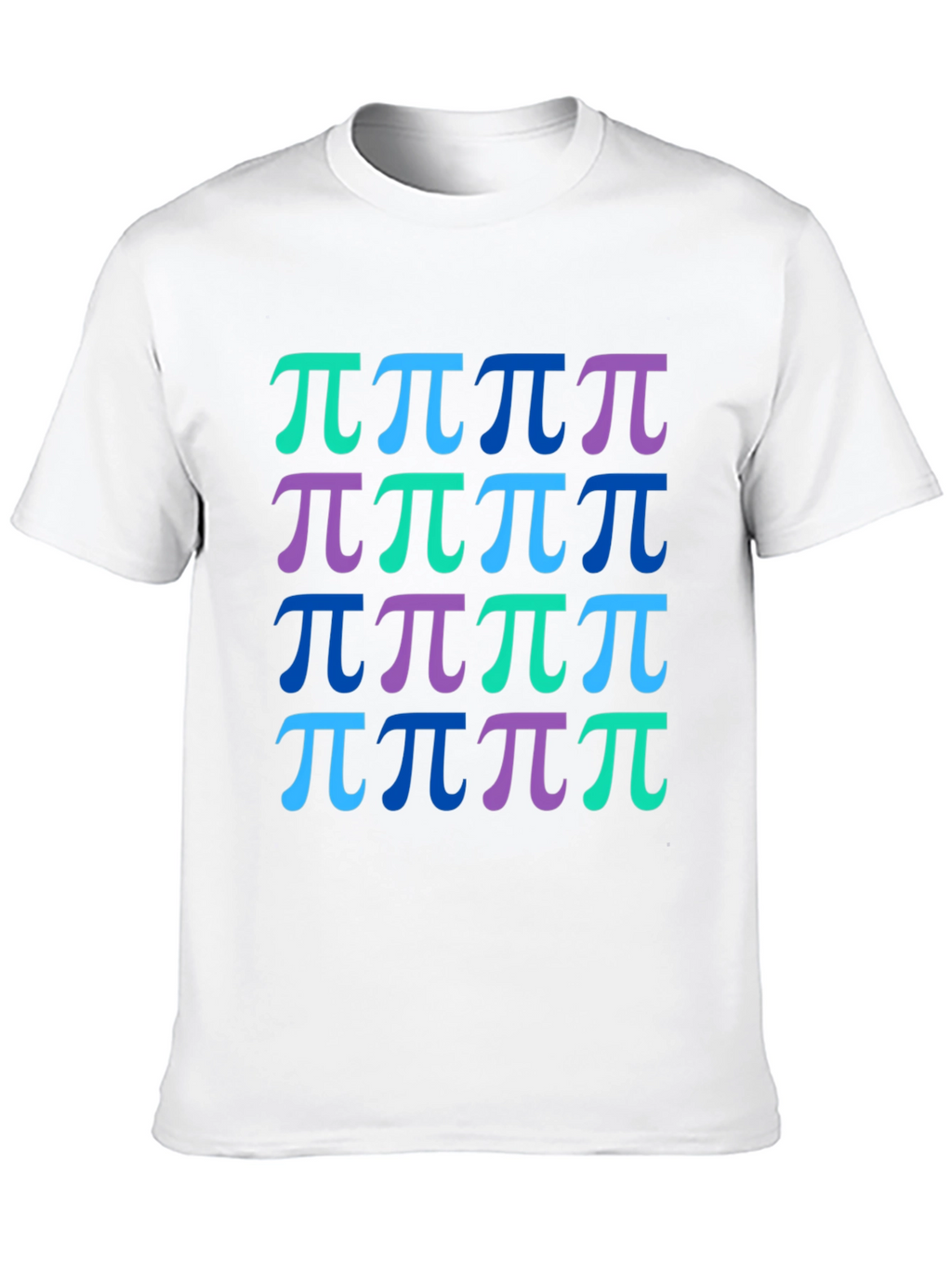 Pi Symbol Pattern Graphic Tee