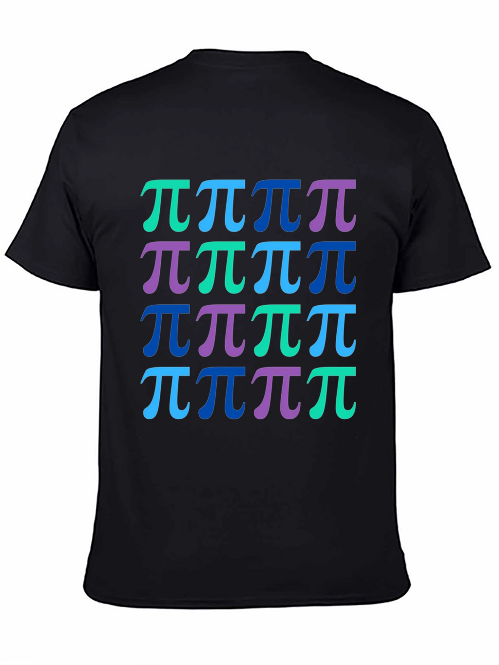 Pi Symbol Pattern Graphic Tee
