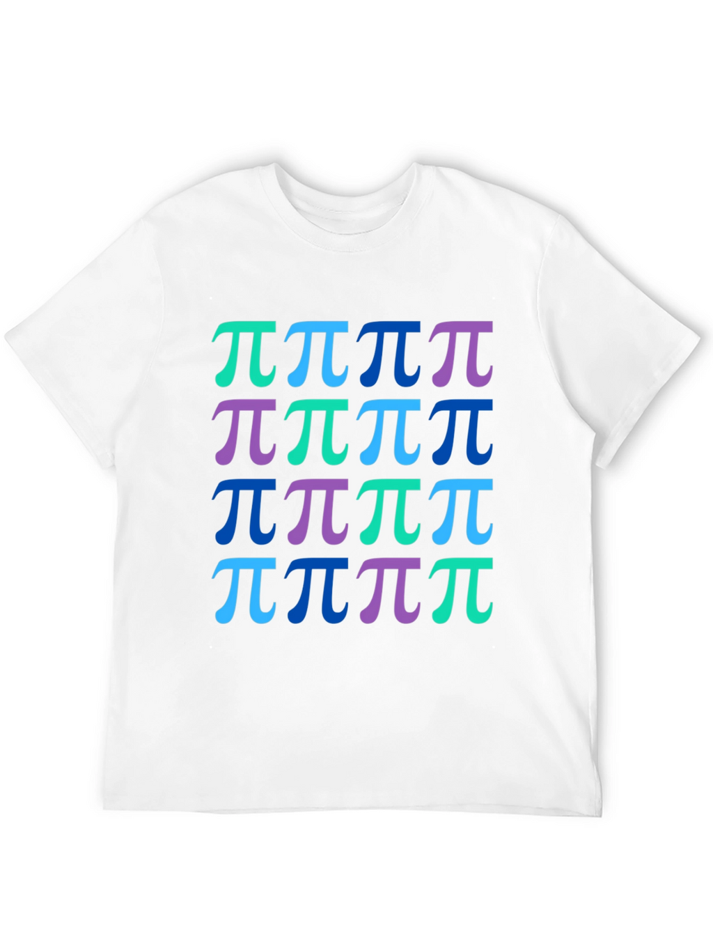 Pi Symbol Pattern Graphic Tee