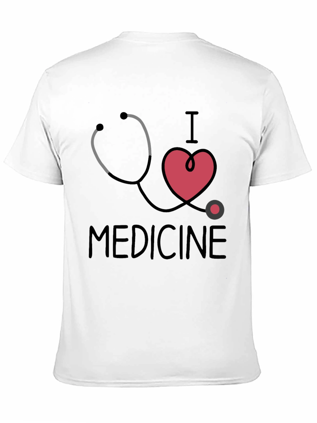 I Love Medicine Graphic T-Shirt - Black