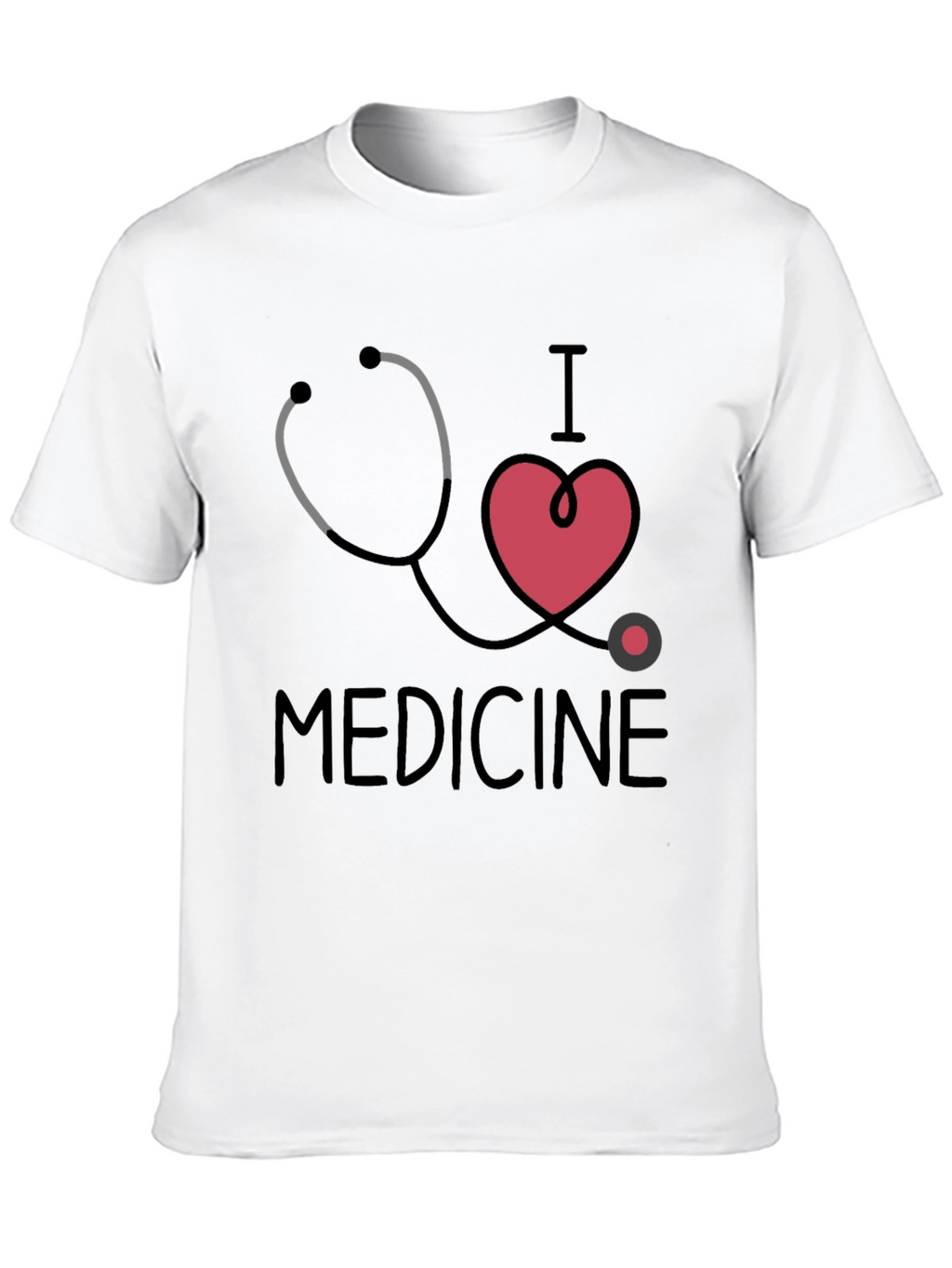 I Love Medicine Graphic T-Shirt - Black