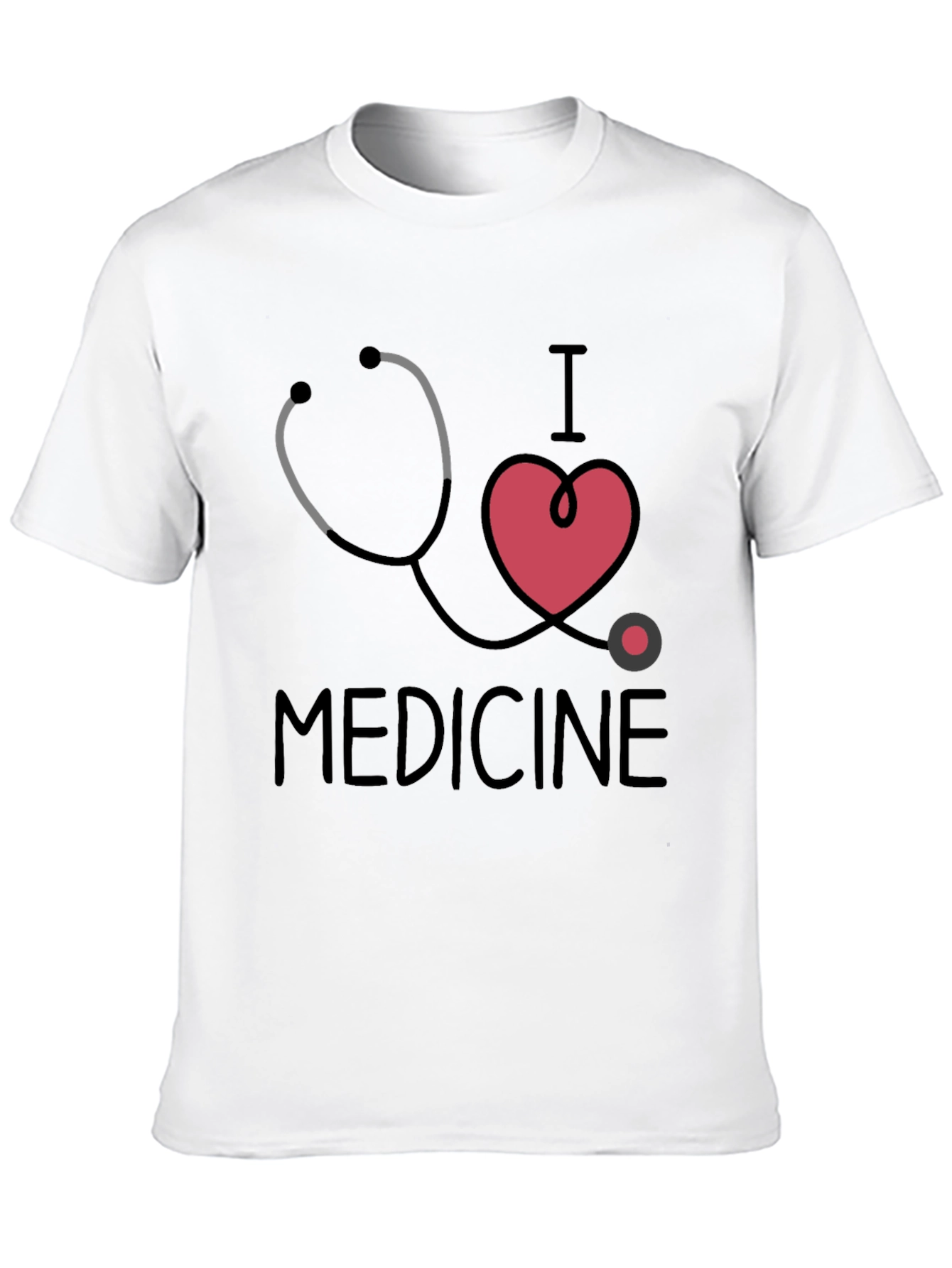 I Love Medicine Graphic T-Shirt - Black