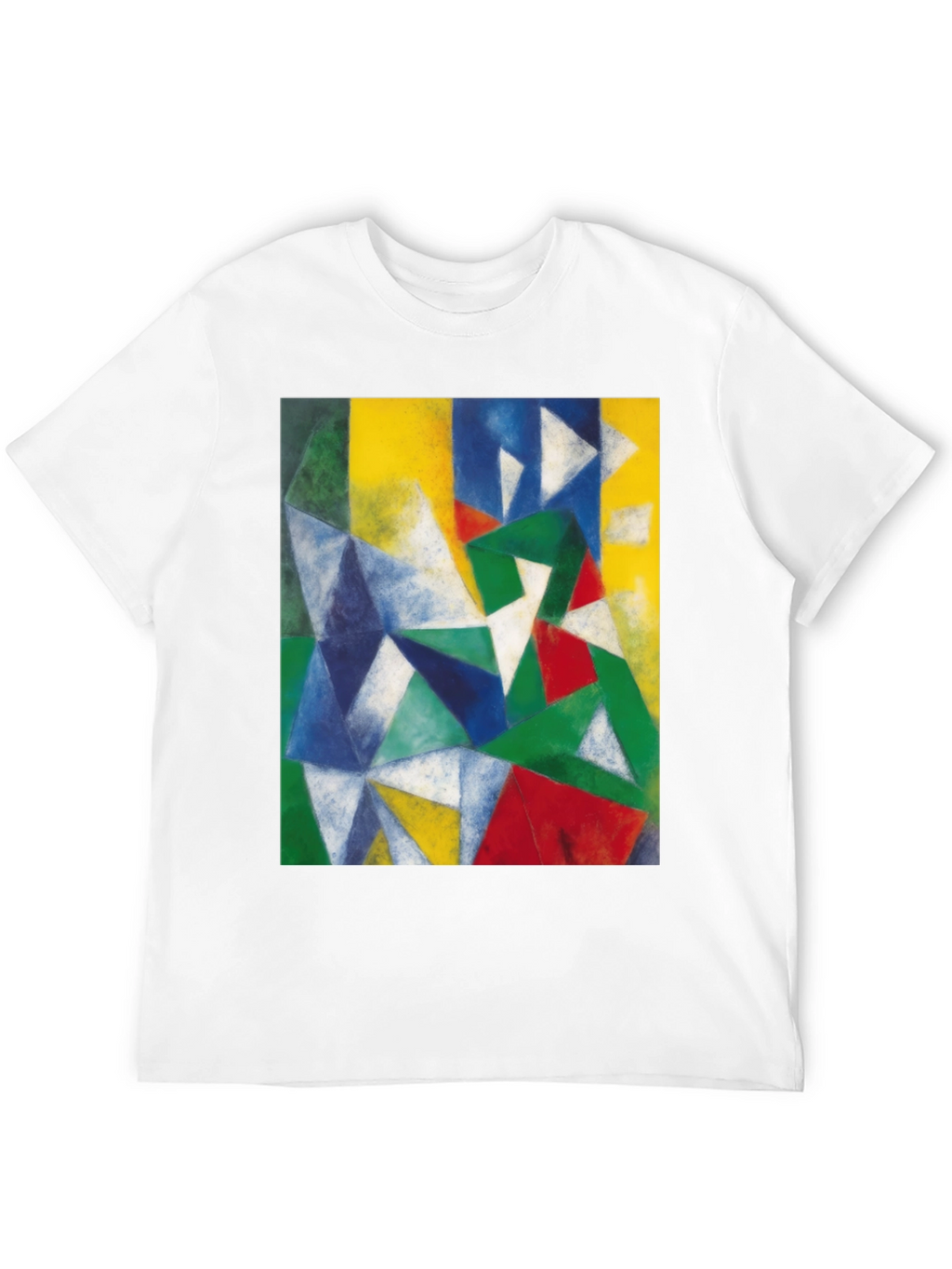 Geometric Art Print Black T-Shirt