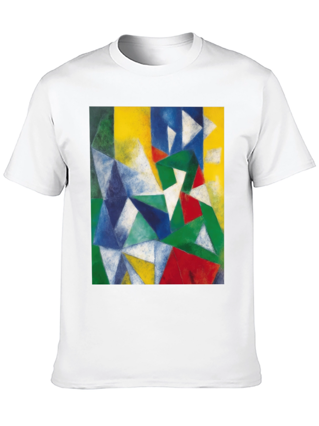 Geometric Art Print Black T-Shirt