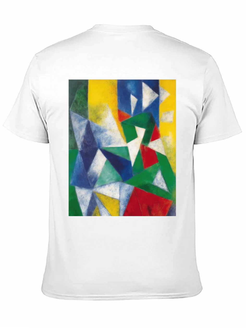 Geometric Art Print Black T-Shirt