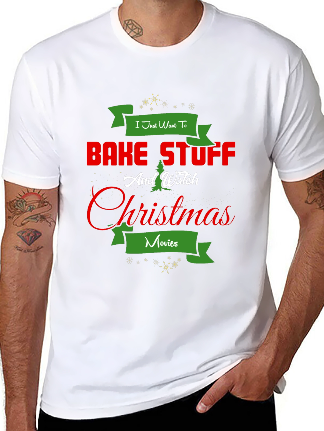 Bake Stuff & Watch Christmas Movies T-Shirt