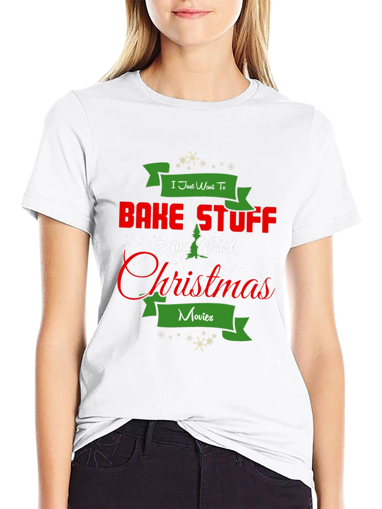 Bake Stuff & Watch Christmas Movies T-Shirt