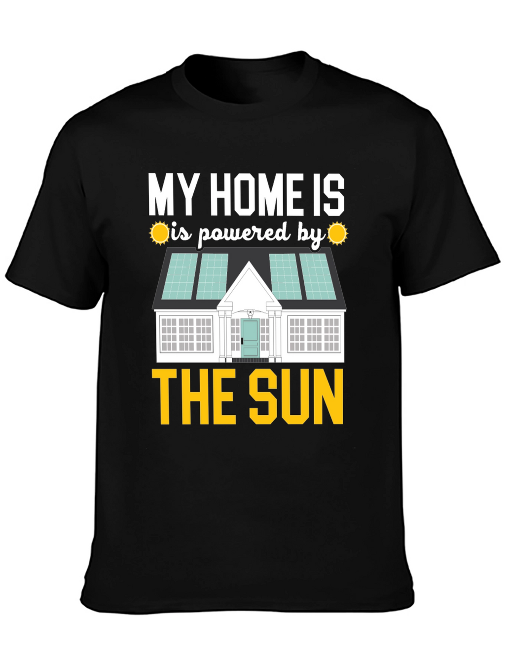 Eco-Friendly Solar Powered Home T-Shirt