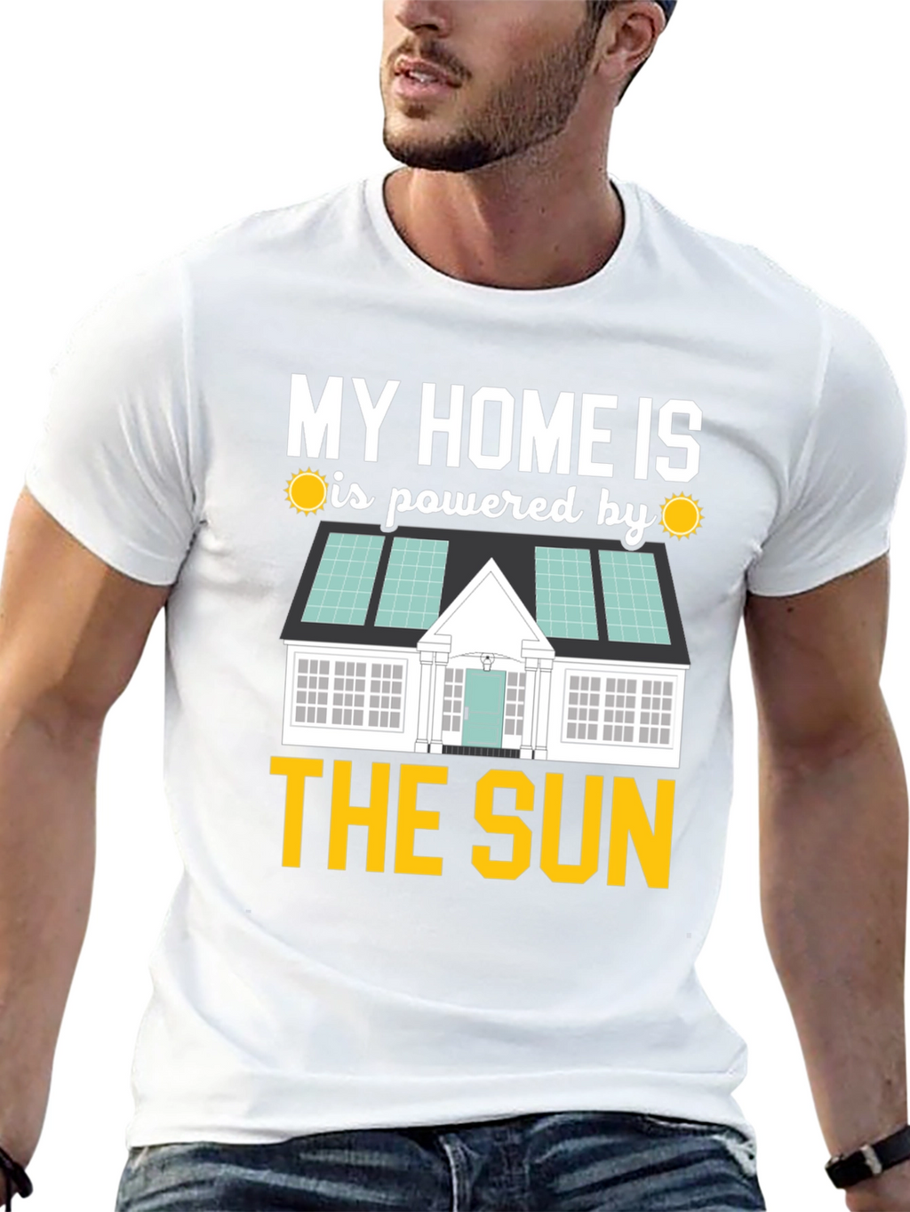 Eco-Friendly Solar Powered Home T-Shirt
