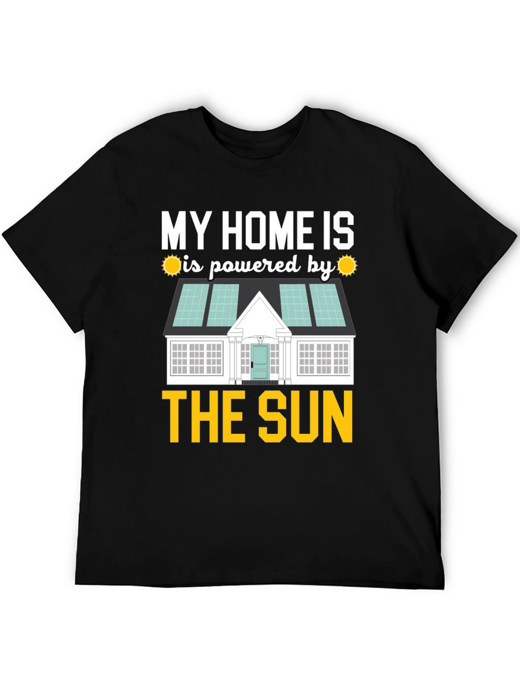 Eco-Friendly Solar Powered Home T-Shirt