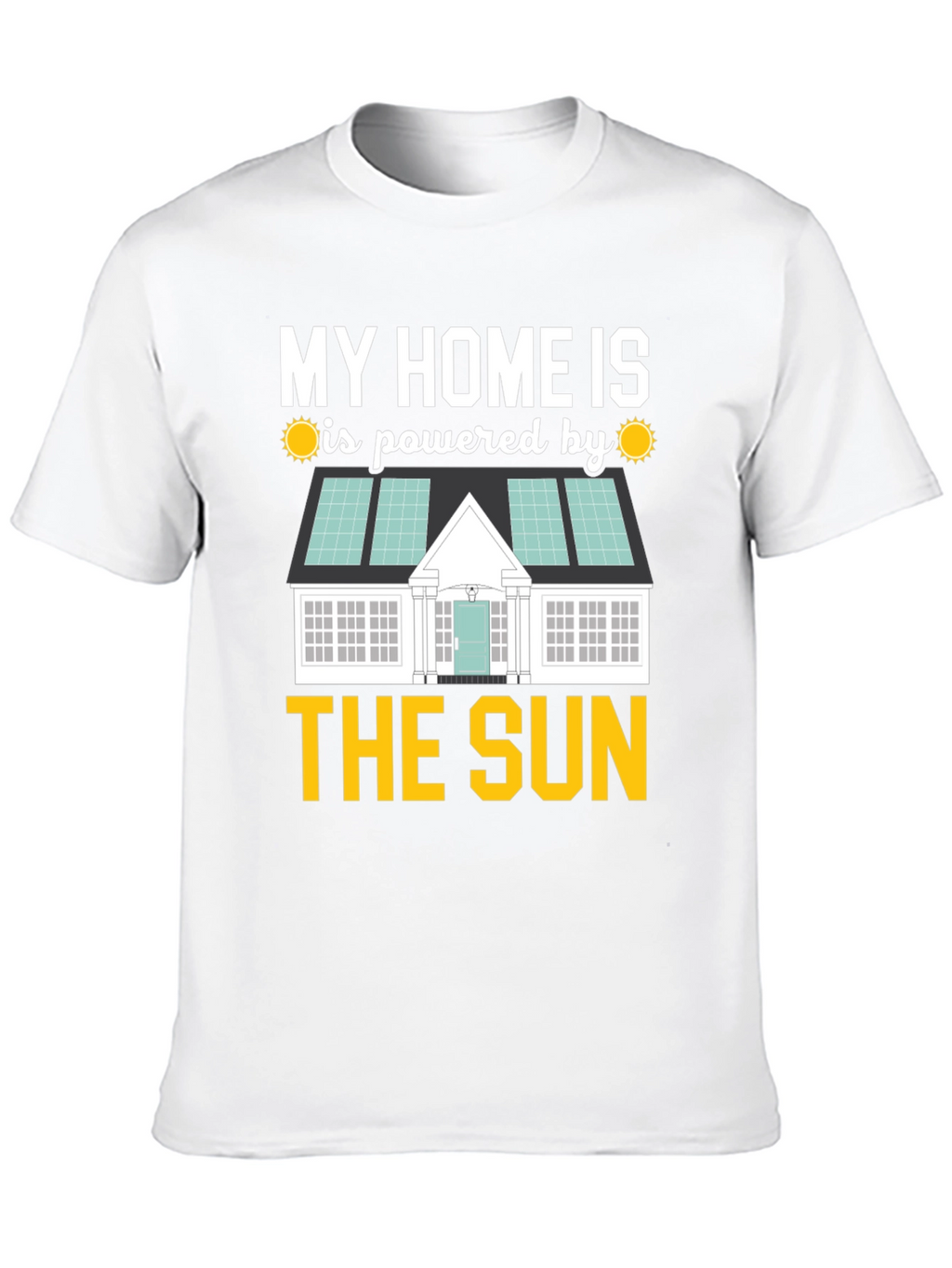 Eco-Friendly Solar Powered Home T-Shirt