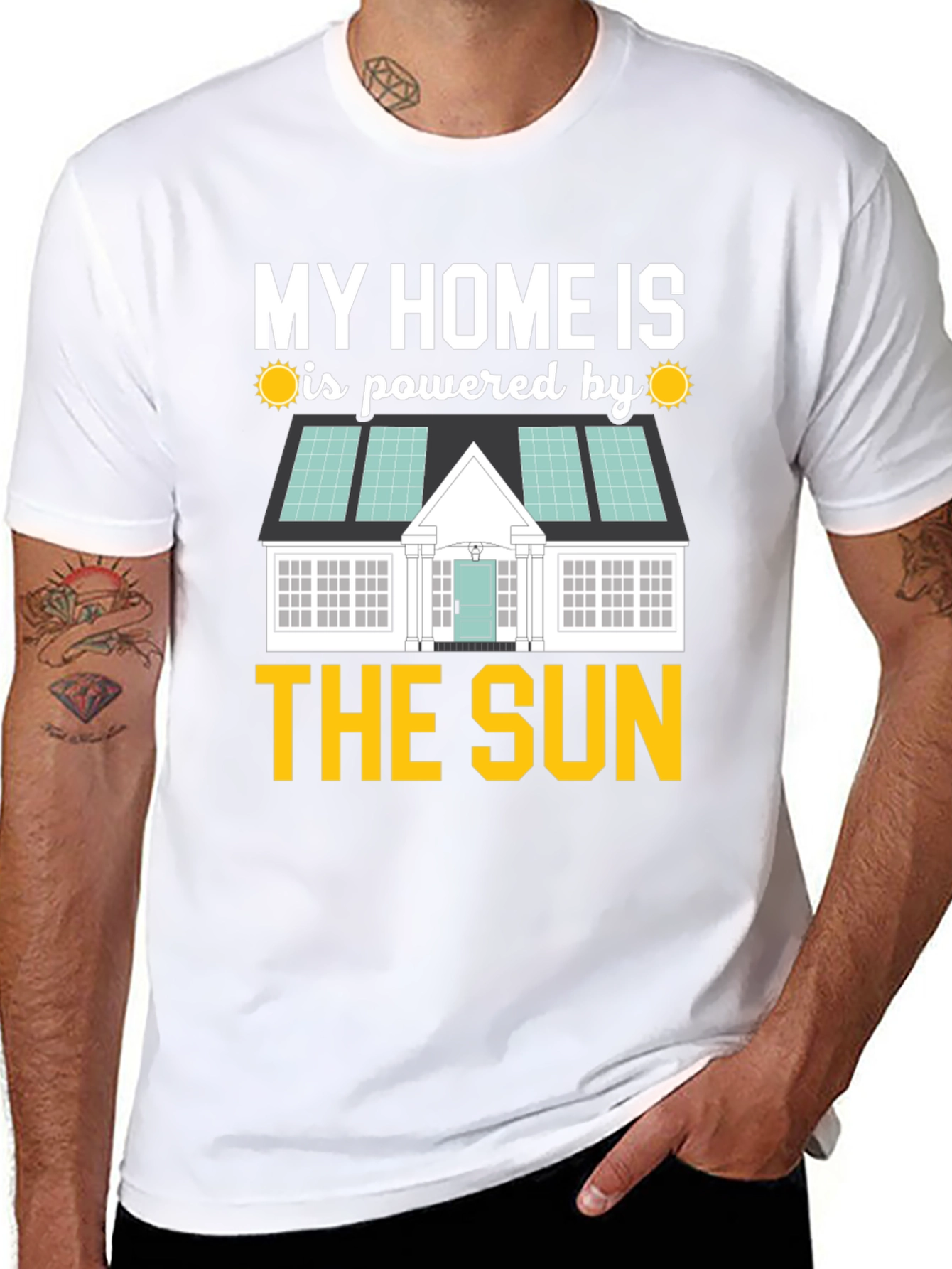 Eco-Friendly Solar Powered Home T-Shirt