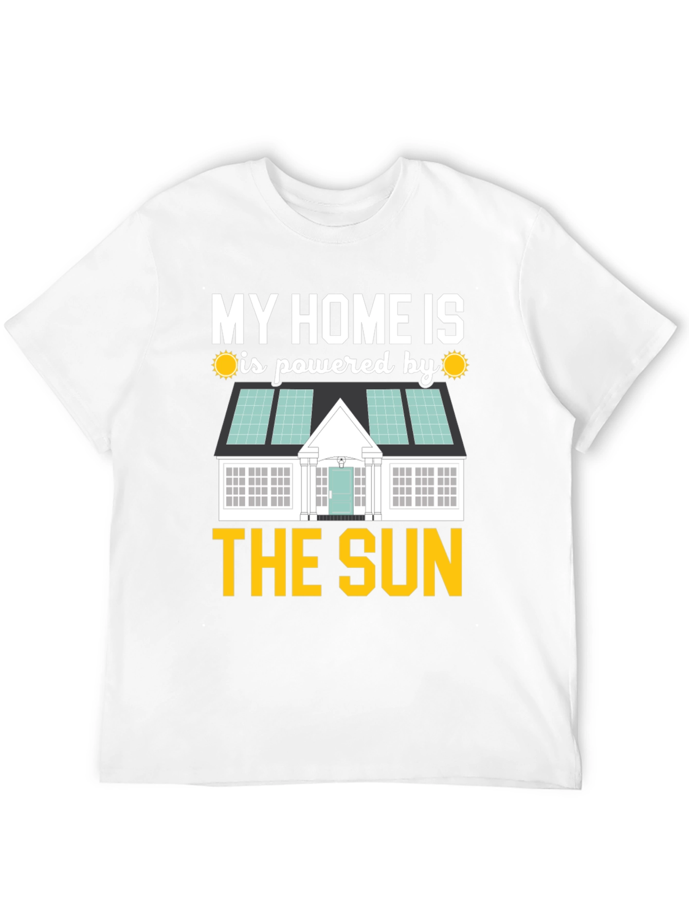 Eco-Friendly Solar Powered Home T-Shirt