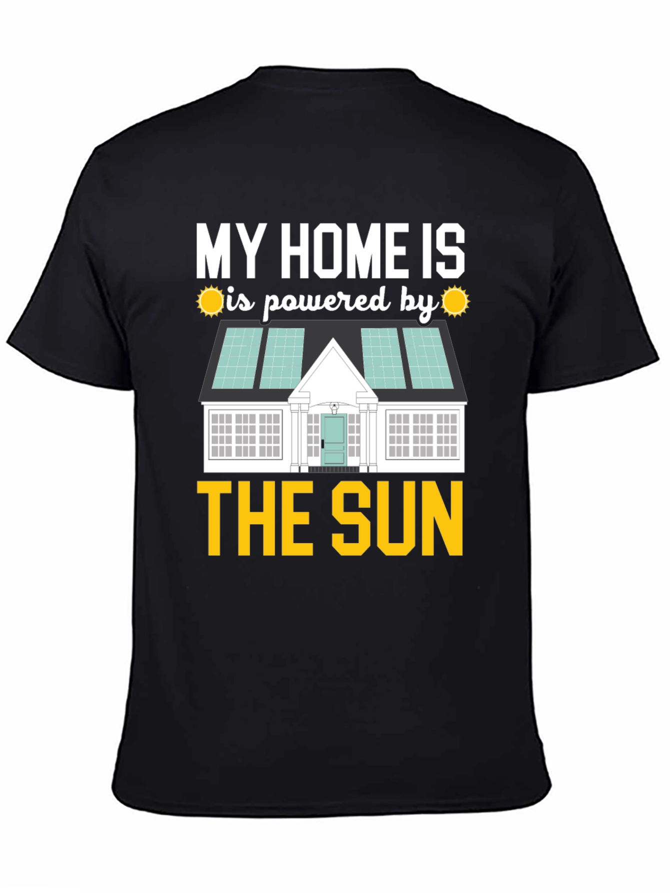 Eco-Friendly Solar Powered Home T-Shirt