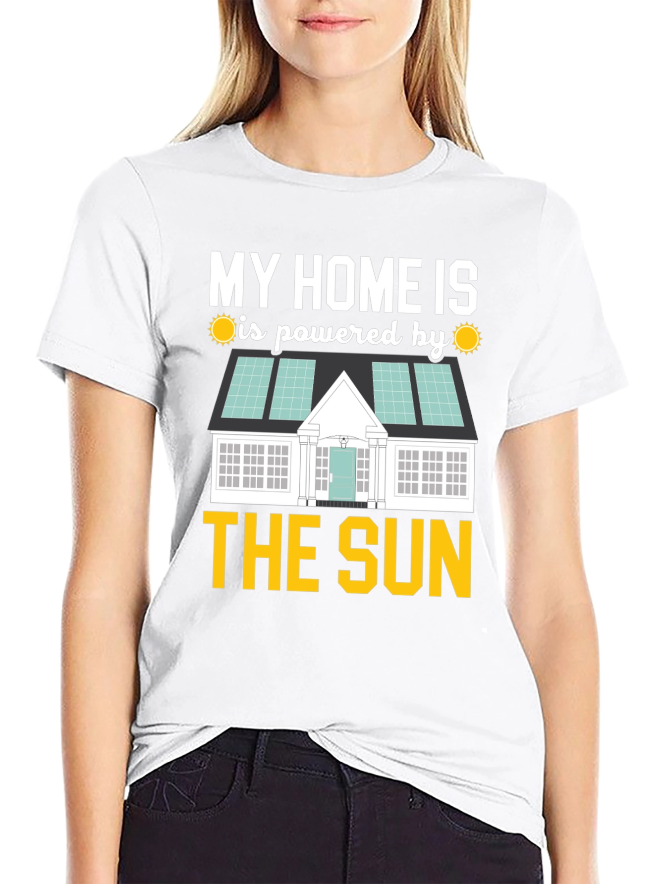 Eco-Friendly Solar Powered Home T-Shirt