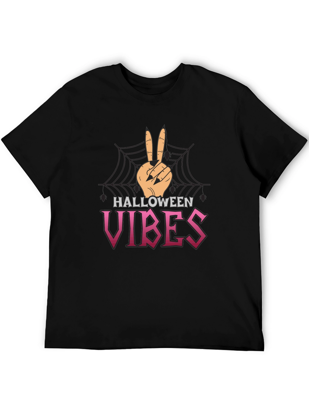 Halloween Vibes Peace Sign T-Shirt
