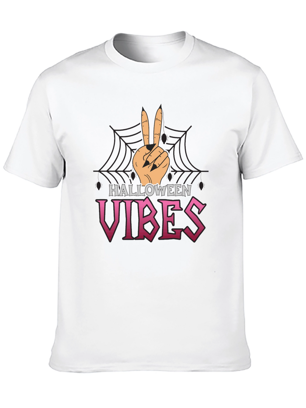 Halloween Vibes Peace Sign T-Shirt
