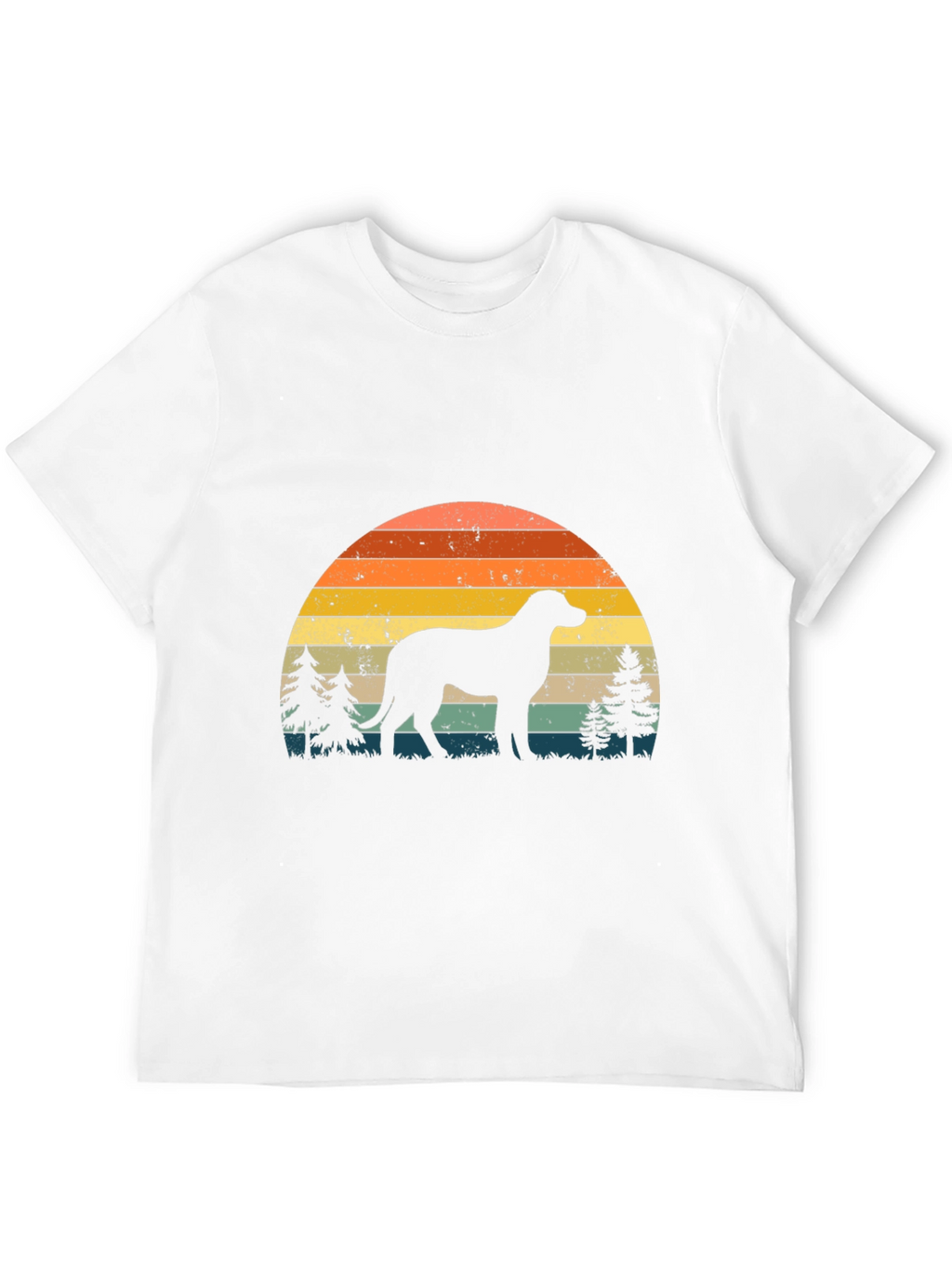Retro Dog Silhouette Graphic Tee