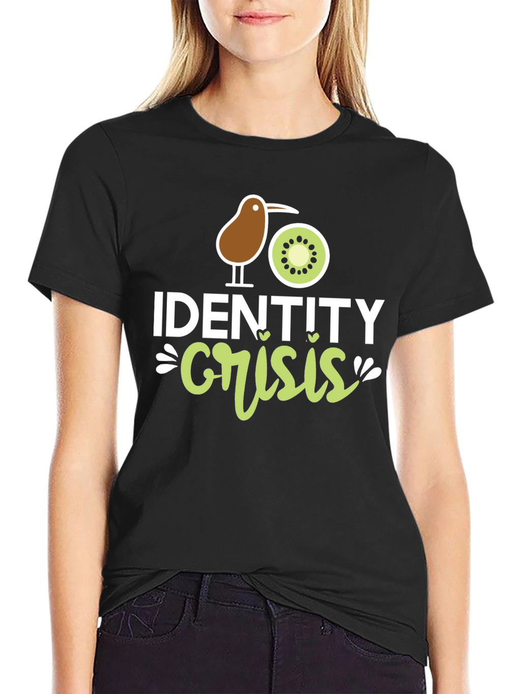 Identity Crisis Kiwi Graphic T-Shirt