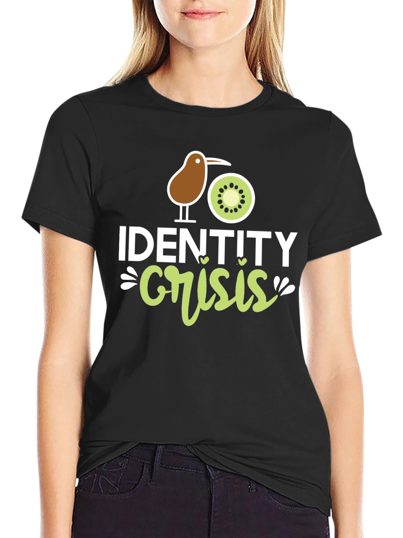 Identity Crisis Kiwi Graphic T-Shirt