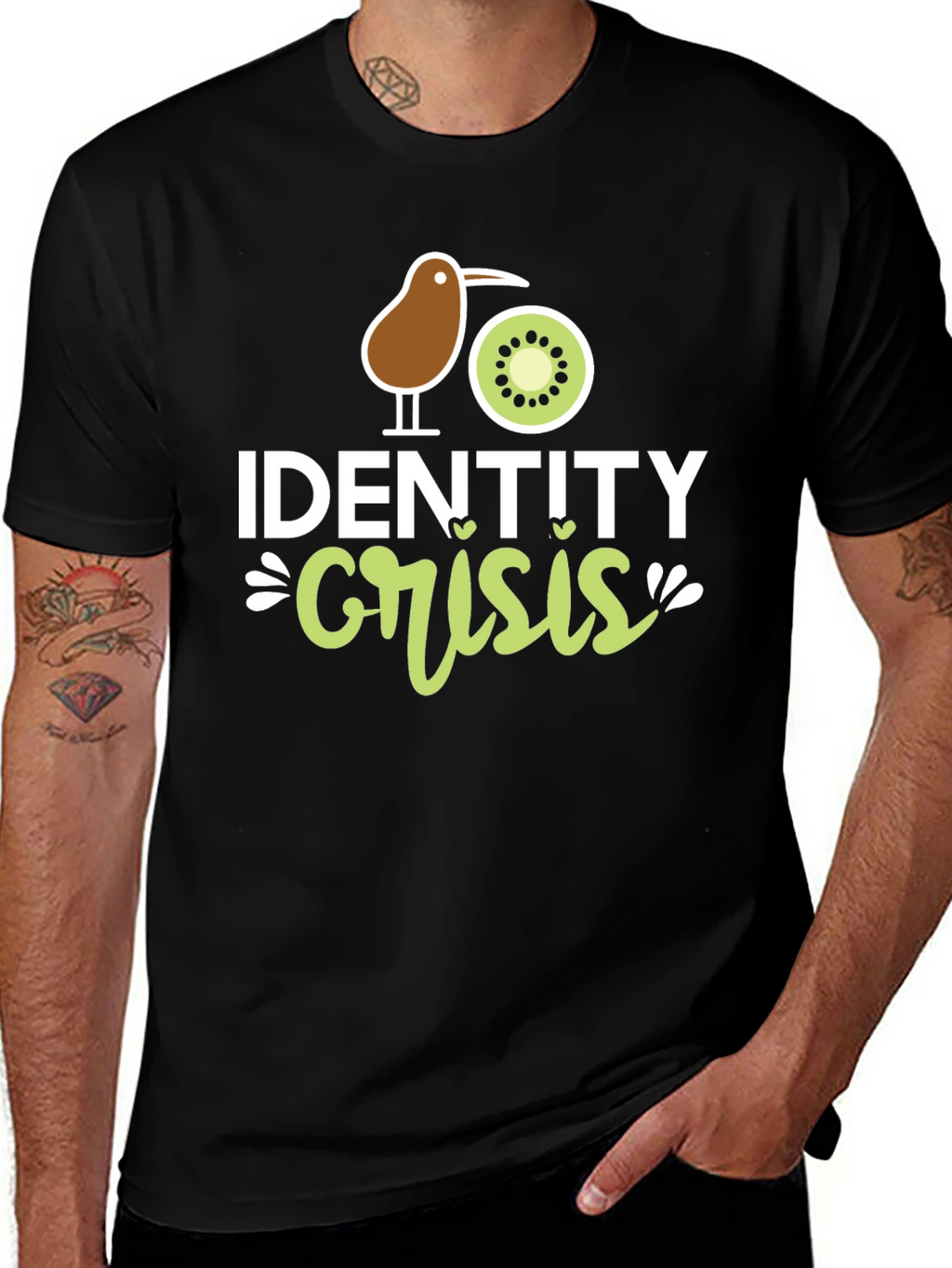 Identity Crisis Kiwi Graphic T-Shirt