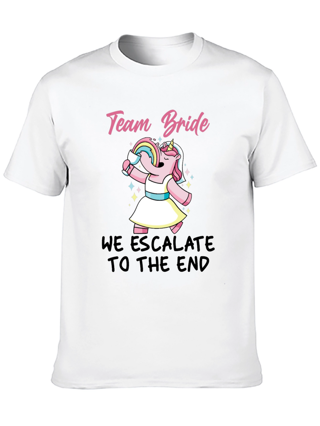 Team Bride Unicorn Party T-Shirt