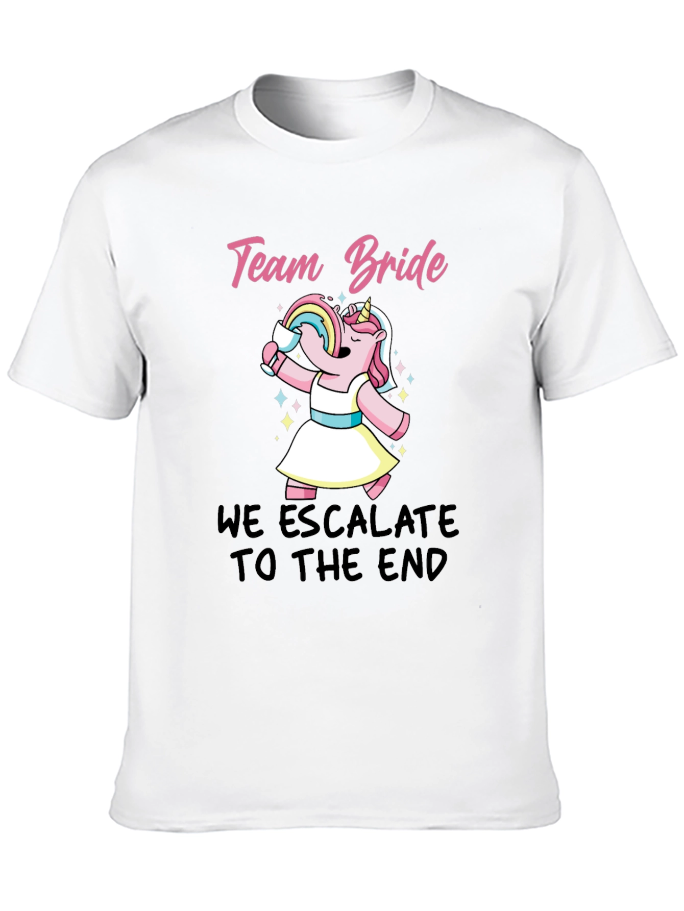 Team Bride Unicorn Party T-Shirt