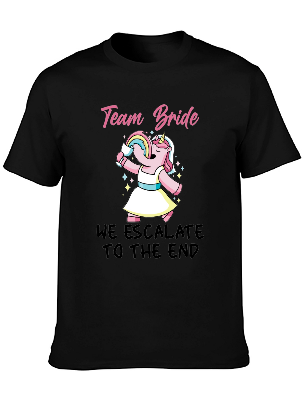 Team Bride Unicorn Party T-Shirt