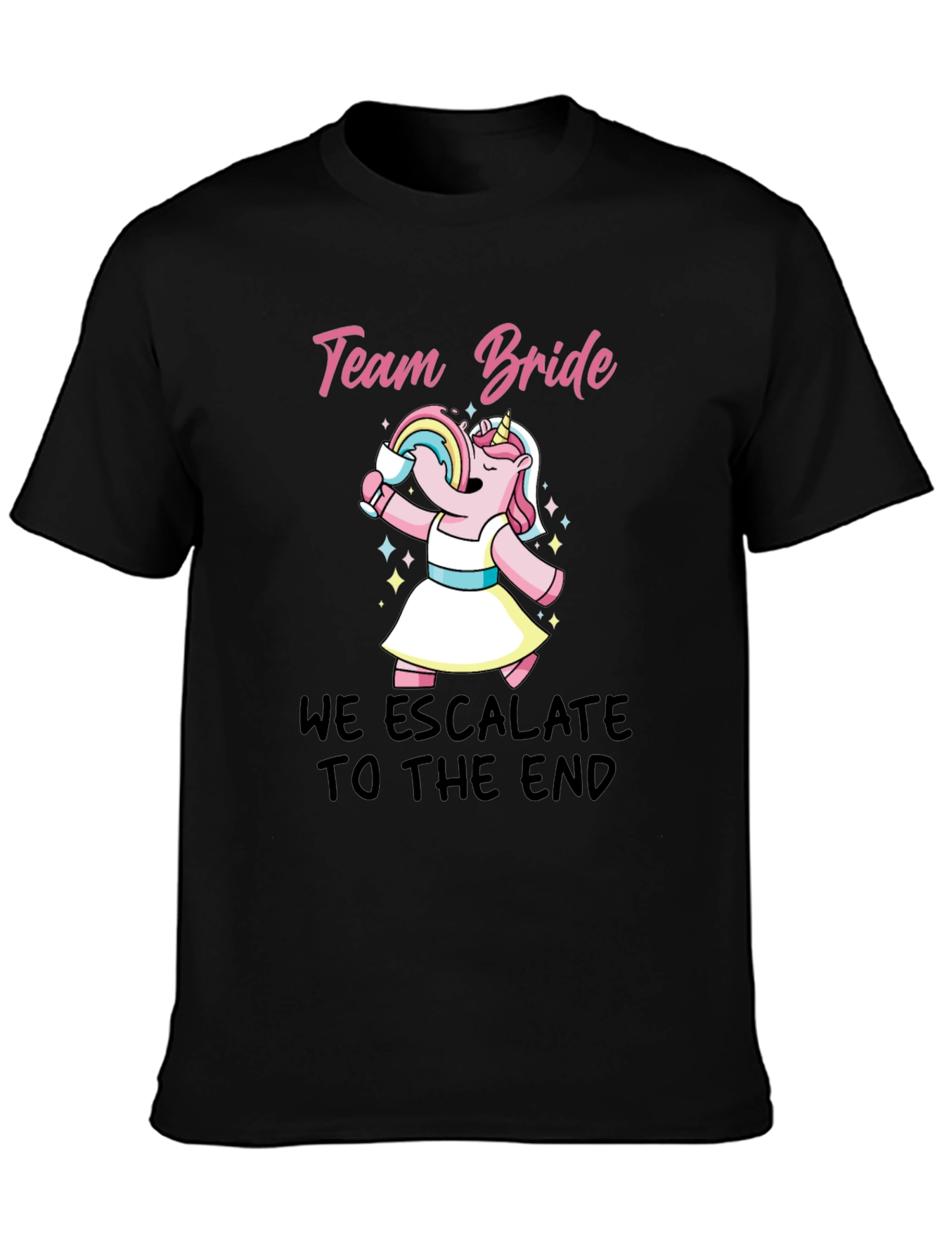 Team Bride Unicorn Party T-Shirt