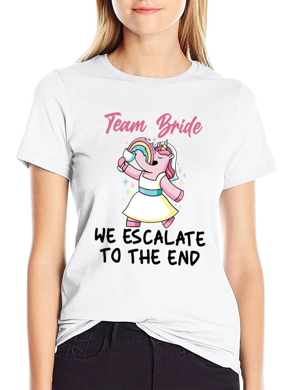 Team Bride Unicorn Party T-Shirt