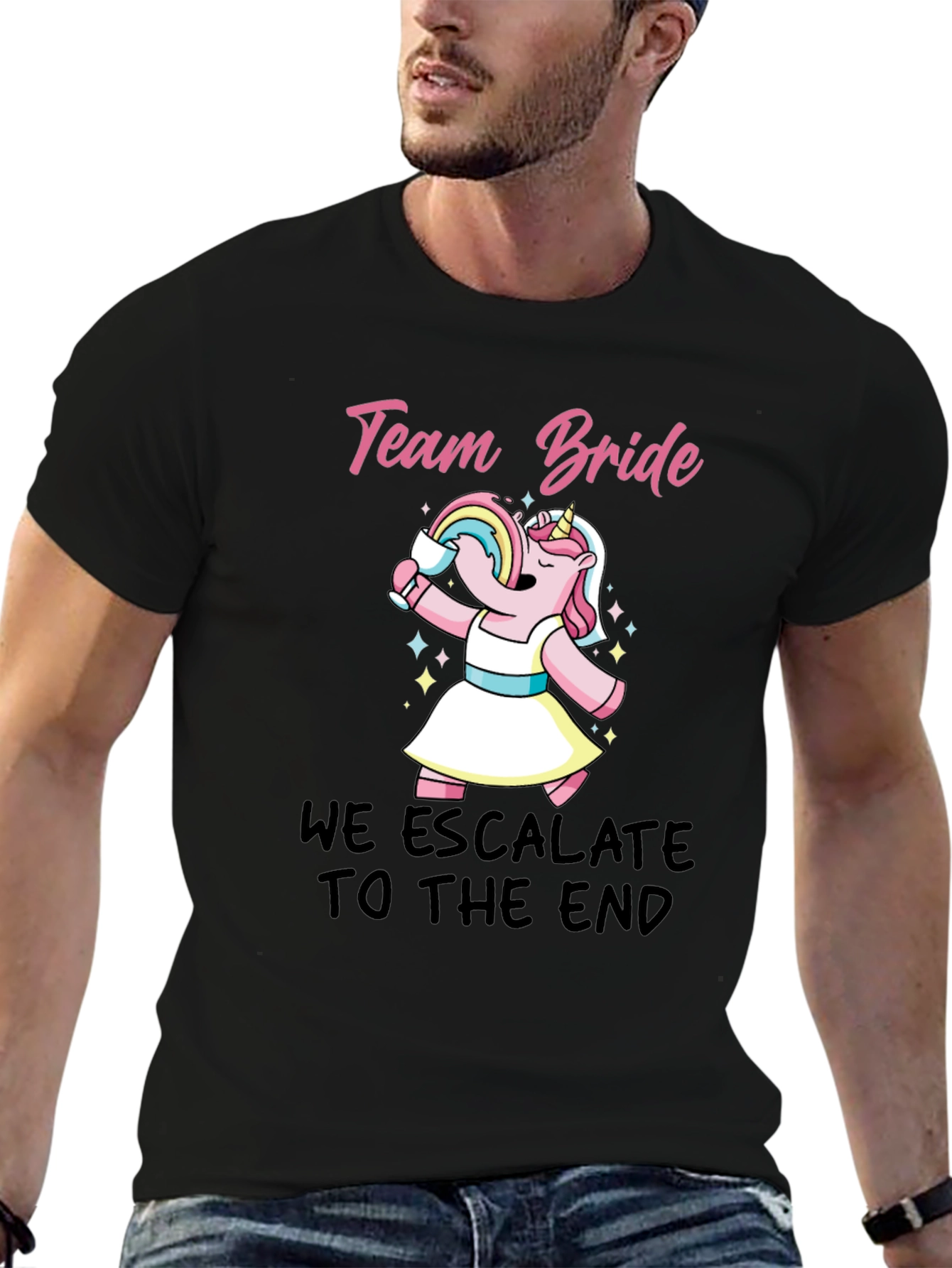 Team Bride Unicorn Party T-Shirt