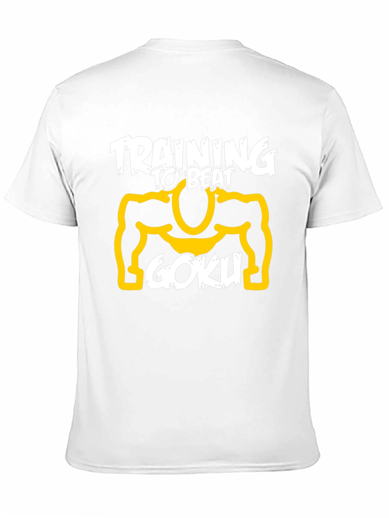 Training to Beat Goku Black T-Shirt