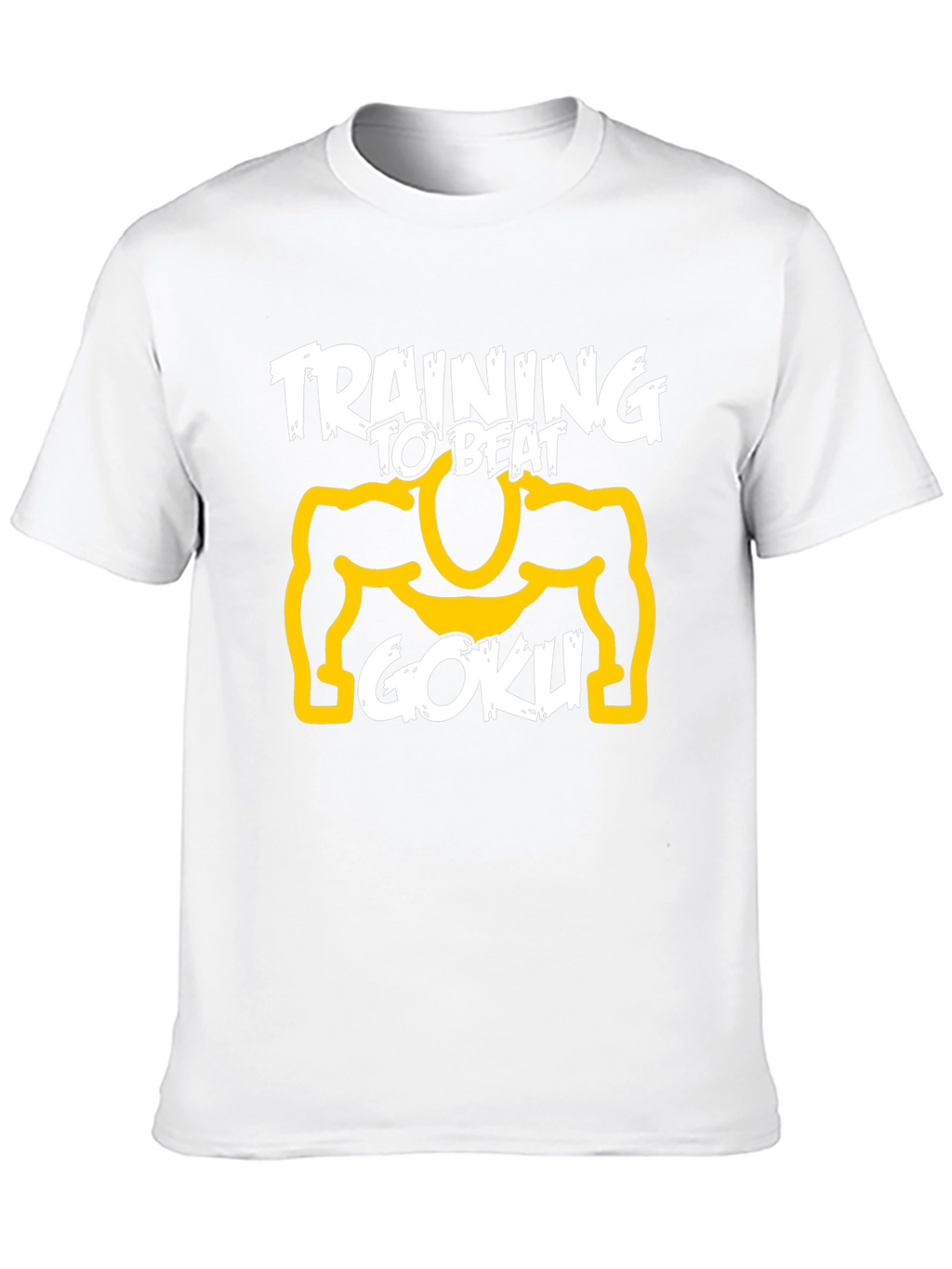 Training to Beat Goku Black T-Shirt