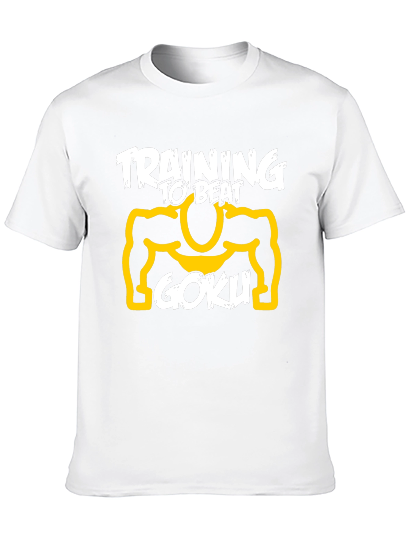 Training to Beat Goku Black T-Shirt