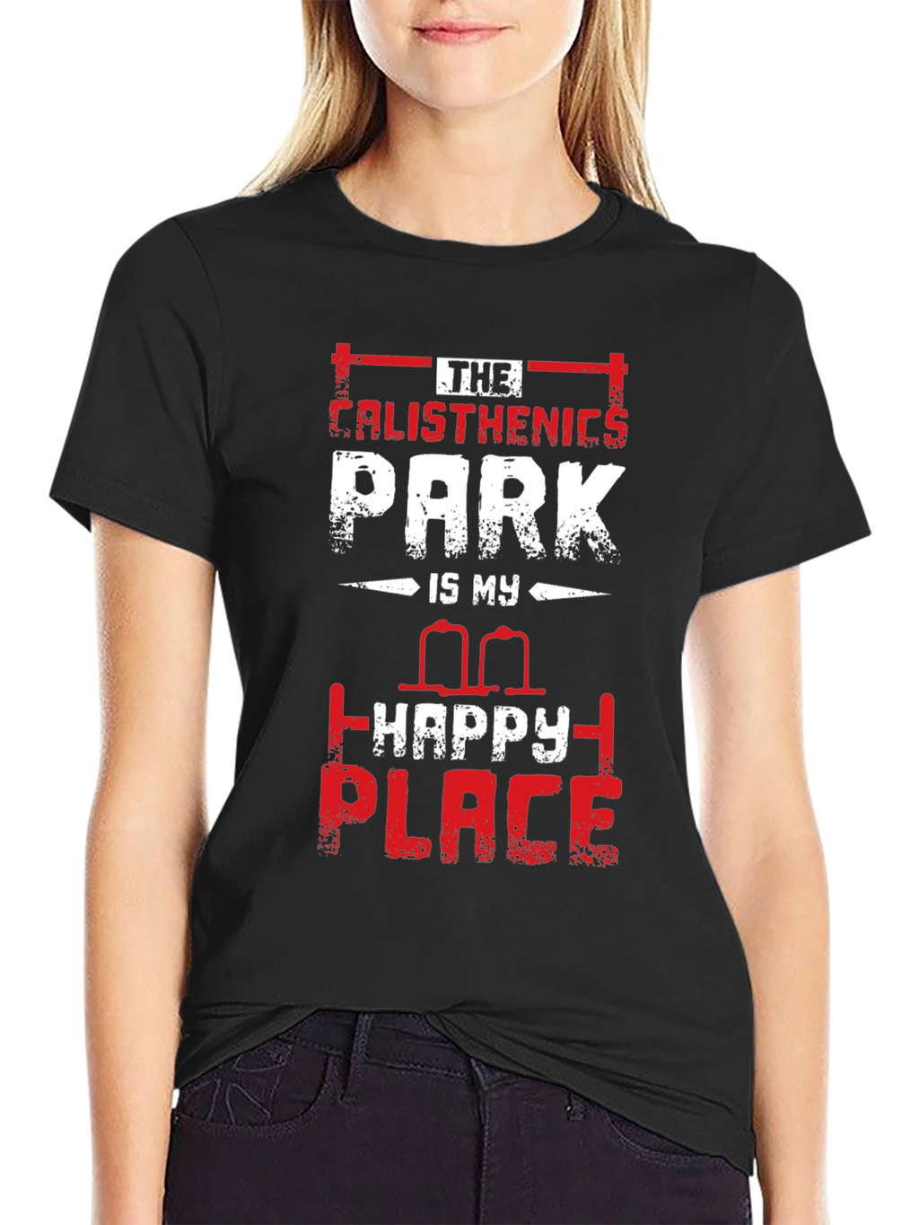Calisthenics Park Happy Place Graphic T-Shirt