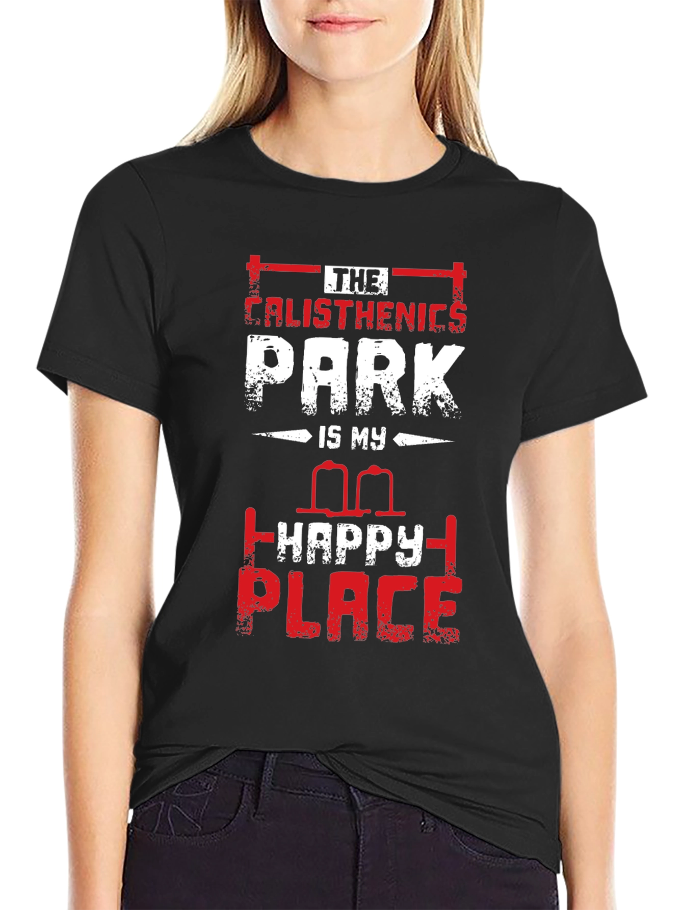 Calisthenics Park Happy Place Graphic T-Shirt