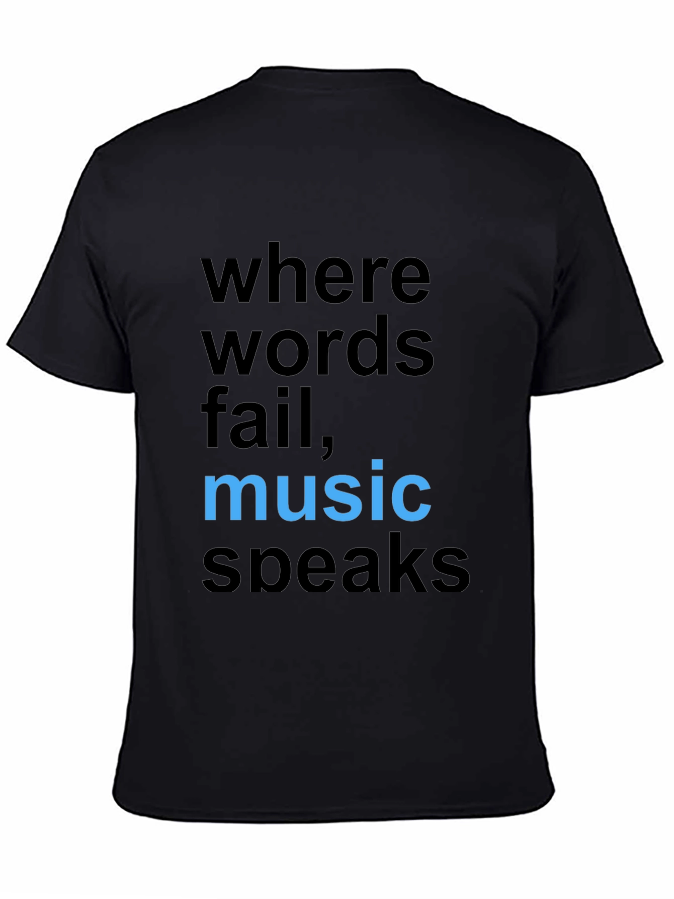 Music Speaks Graphic Tee - Stylish Cotton Comfort