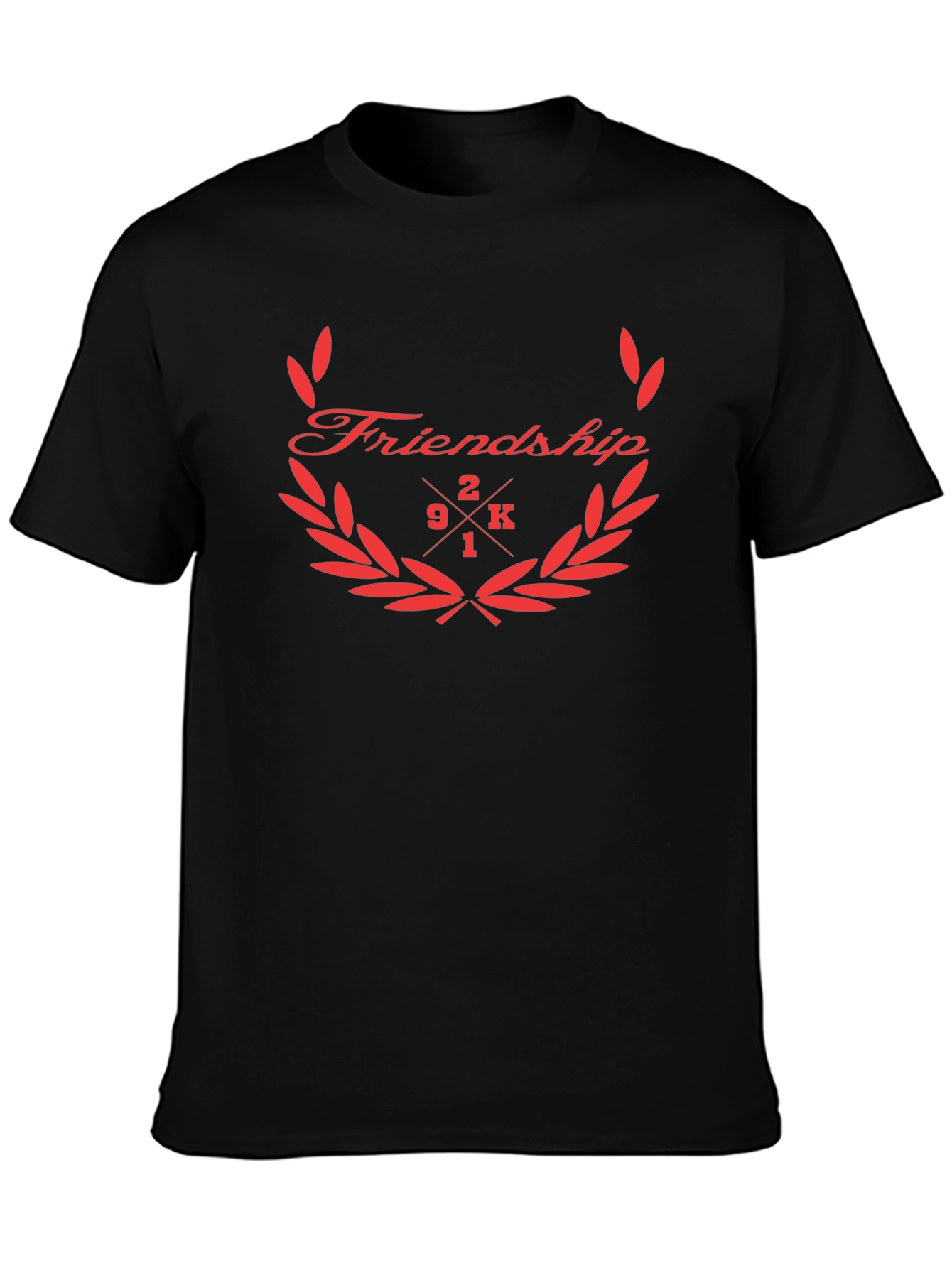 Friendship 2K1 Mens Black T-Shirt