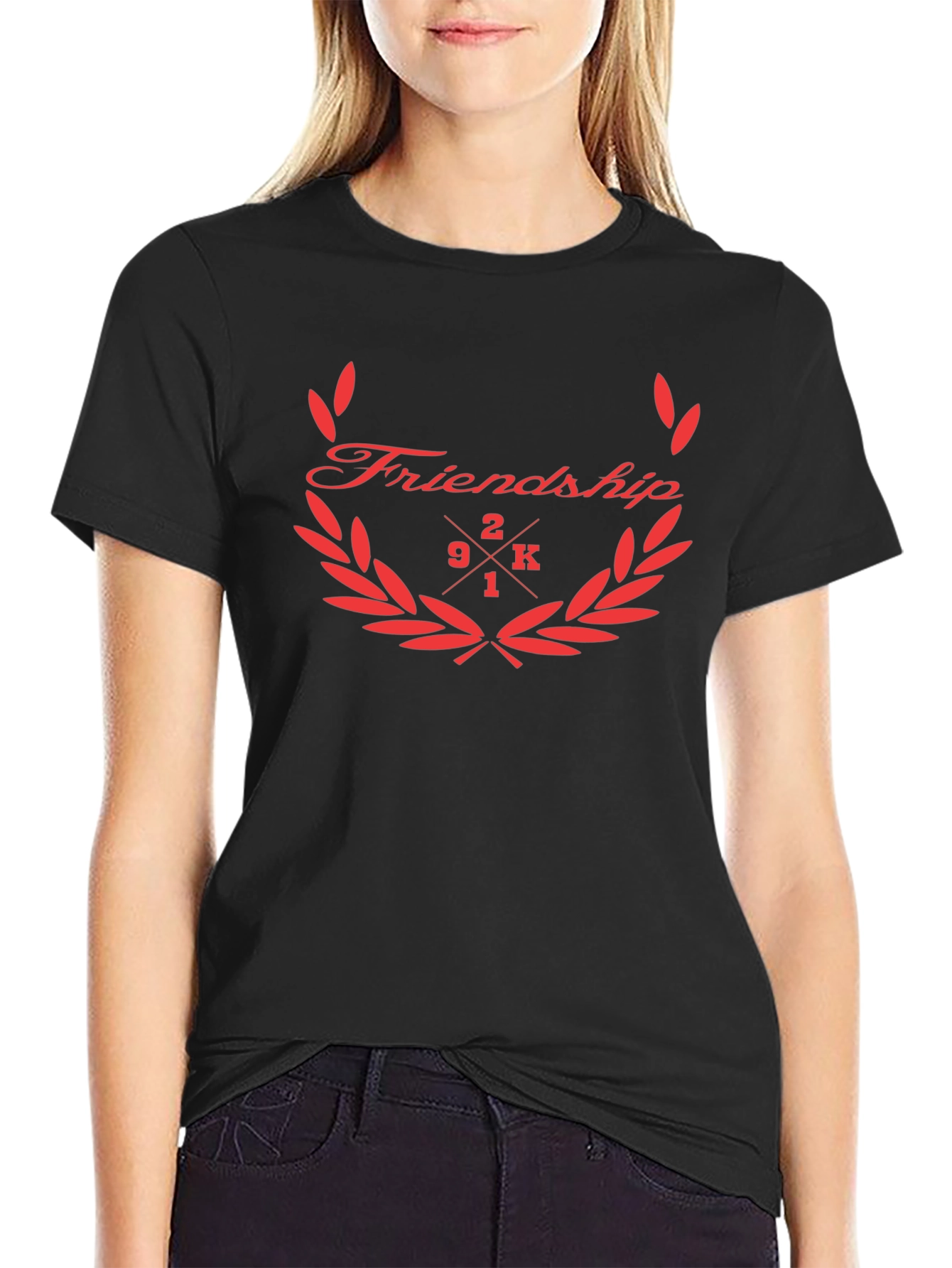 Friendship 2K1 Mens Black T-Shirt