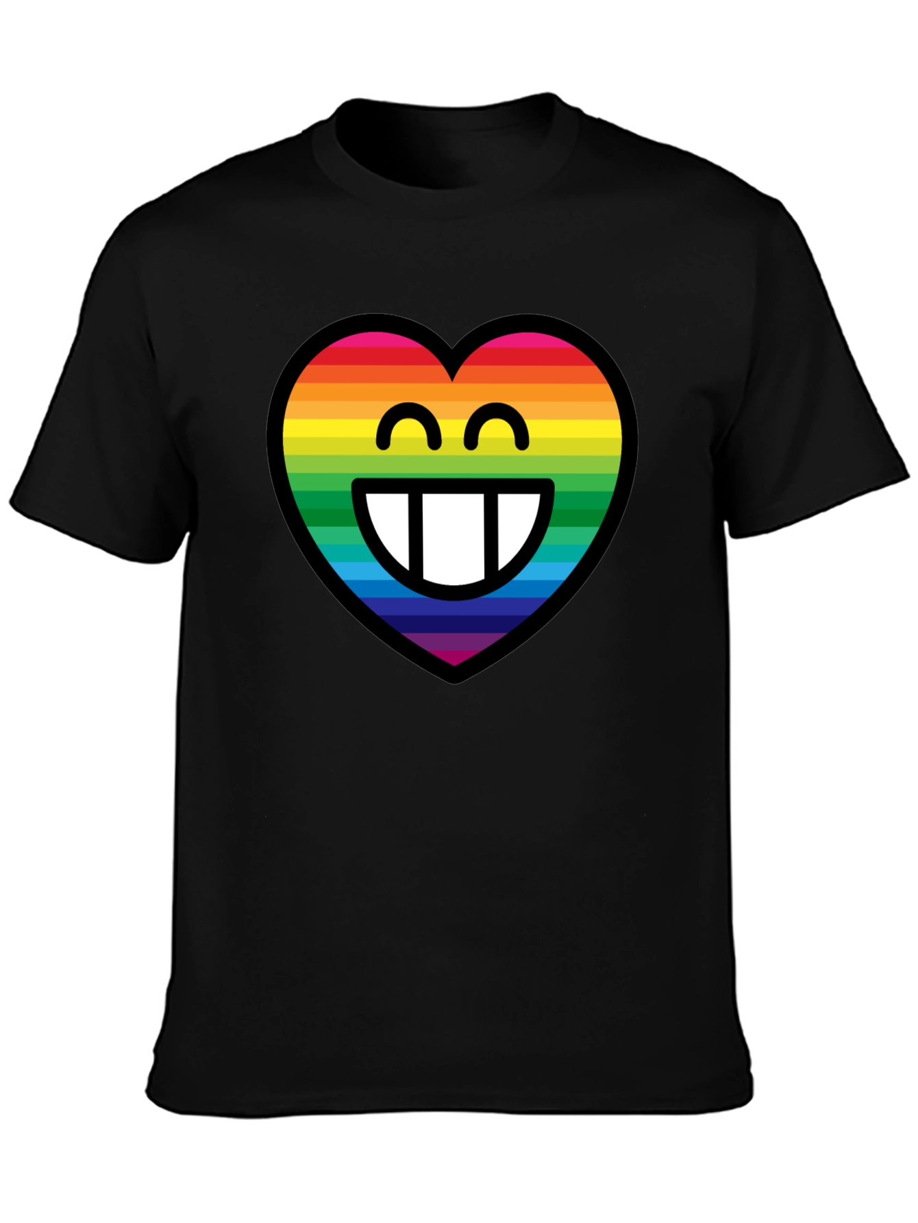 Rainbow Heart Emoji T-Shirt