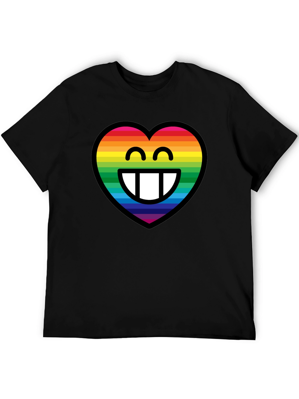Rainbow Heart Emoji T-Shirt